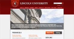 Desktop Screenshot of lincolnucasf.edu